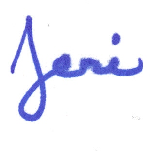blue signature
